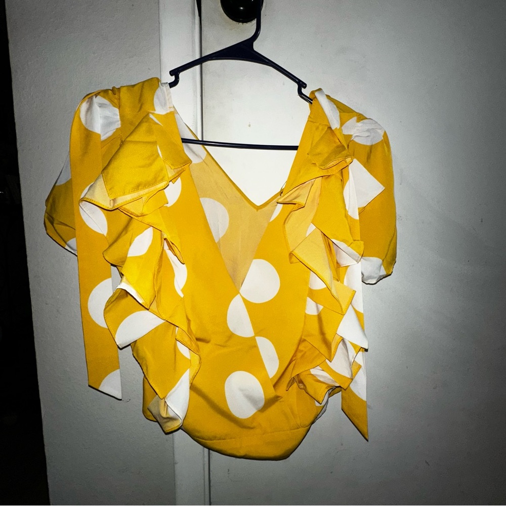 Yellow blouse